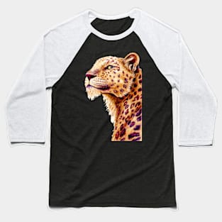 Ancient Snow Leopard Baseball T-Shirt